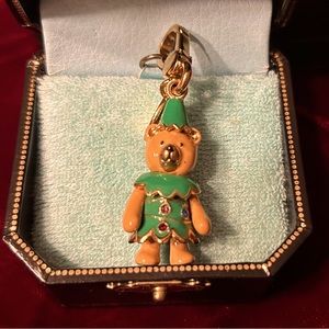 Juicy Couture 2010 Limited Edition Christmas Teddy Bear Elf Charm